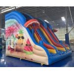 0.55mm PVC Commercial Inflatable Water Slides Renting Inflatable Slides for sale