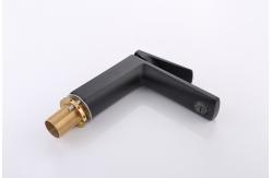China Deck Mounted Bathroom Basin Faucets , Single Hole Basin Mixer Tap Faucet supplier
