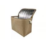 Thickened Antiwear Cooler Basket Jute , Multifunctional Jute Cooler Bag for sale