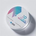 3D Multilayer White Zirconia 1250-1350 HV10 Hardness 1530℃ Sintering CAD/CAM