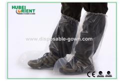 China Factory Transparent PE Plastic Boot Cover Disposable Lightweight Waterproof supplier