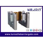 Stainless Steel Double Automatic Swing Gate Turnstile With Dry Contact Interface for sale