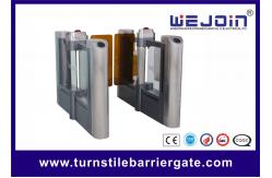 China Stainless Steel Double Automatic Swing Gate Turnstile With Dry Contact Interface supplier