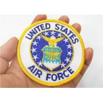 Air Force Military Style Patches Full Embroidered With Iron On Backing for sale