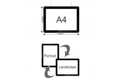 China Double-Sdied Real Estate Display Light Box Led Light Box Advertising Hanging Lightbox supplier