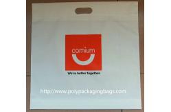 China Fashion Custom Printed Die Cut Handle Bags With Embossed Surface supplier