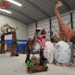 Jurassic Park Realistic Dinosaurs Theme Park Tyrannosaurus Model For Exhibition