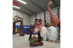 China Jurassic Park Realistic Dinosaurs Theme Park Tyrannosaurus Model For Exhibition supplier