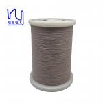 USTC155/180 0.08mm*10 Insulated Silk Covered Copper Litz Wire For High Frequency Transformer Windings for sale