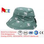 Green Sun Block Sunshade Fisherman Bucket Hat Comfortable Eco Friendly for sale