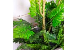 China Simulation Artificial Potted Floor Plants Silk Tree Bedroom Decoration supplier