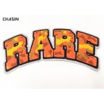 Name Letter Chenille Embroidery Patches With Camouflage Thread 7 Width for sale