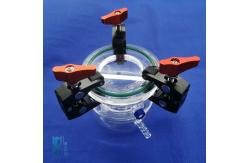 China Custom High Temperature Corrosion Resistant Transparent Quartz Reactor supplier
