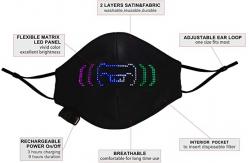 China Rave LED Light Up Face Mask supplier