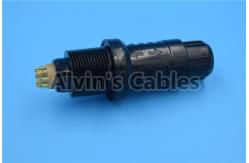 China Medical 8 Pin Plastic Electrical Connectors Quick Push Pull Self Locking System supplier