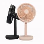 Rechargeable Table Top Fan 506g Button Control 3 Speeds for sale
