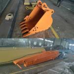 8M Excavator Telescopic Arm Use Shaogang Q355B Telescopic Dig Sand