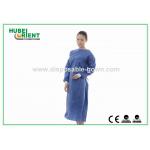 Eco-Friendly Waterproof Disposable Surgical Gowns With Knitted Wrist For Hospital Use for sale