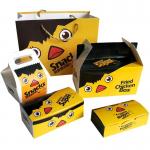 Eco-friendly custom fried chicken box biodegradable disposable fast food takeaway box