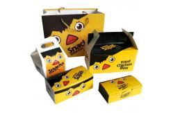 China Eco-friendly custom fried chicken box biodegradable disposable fast food takeaway box supplier