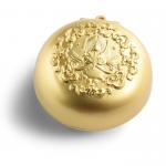 Luxury Gold Color Plating Dia 40mm Metal Pocket Ashtray Customized for sale