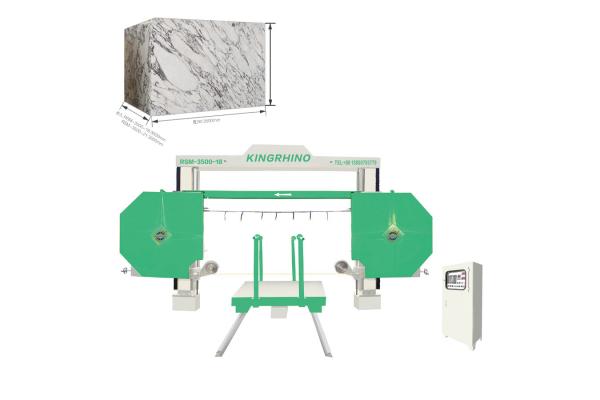 15kw PLC Diamond Wire Saw Stone Block Deviding Machine for Marble Granite