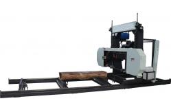 China Round Log Cutting Saw Portable Horizontal Wood Band Saw Machine supplier