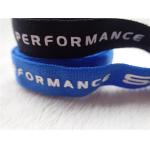 Professional Polyester Elastic  Cloth Band With Printing Silicone Logo