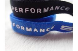 China Professional Polyester Elastic  Cloth Band With Printing Silicone Logo supplier