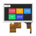 5 Inch PCAP TFT Display 800*480 RGB Interface With Capacitive Touch Panel for automation control screen for sale