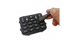 China Customized Silicone Rubber Keyboard With Printed Buttons, TV Remote Control Buttons supplier