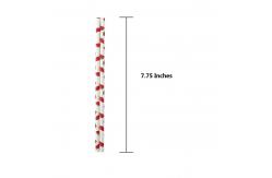 China Food Grade Bleached Coloured Paper Straws With Harmless Non Toxic Ink supplier