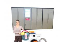China Smart Outdoor Automatic Digital Sms Sending Dry Clean Locker supplier