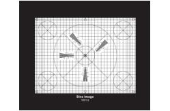 China Sineimage YE0112 Grid Registration Camera Test Chart Equiped With Light Box supplier