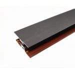 Home Furniture Accessories Wood Finish Aluminium Profiles Shaped Customized for sale
