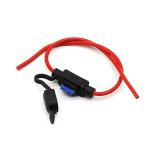 14 16 18 AWG Inline Fuse Type ATT Micro Low Profile Blade Fuse Holder 32V With Wire for sale