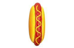 China 10cm Hot Dog Sturdy Squeaky Latex Pet Toys For Chewing Bite supplier