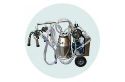 China Gas Pulsation 1.1KW Electric Goat Milking Machine With Removble Bucket supplier