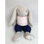 40cm Easter Rabbit Plush Long Ear Stuffed Soft Bunny Animal With Clothes Plush Toy for sale