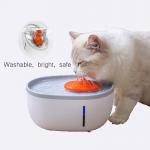 Pet Feeder Water Cat Water Dispenser Drinking Fountain 2 L White Avocado Green for sale