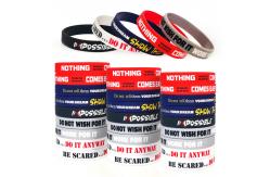 China Customized Silicone Bracelets Perfect for Soccer and Basketball Games supplier