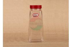 China SGS Food Grade Square Clear Pet Jars Recyclable With PP Screw Shake Top supplier