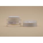 Customized Cosmetic Cream Containers , Plastic Acrylic Cream Jar For Musk Mud