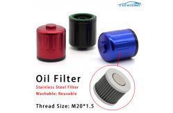 China M20x1.5 Thread Magnet Shell 304 Stainless Steel Reusable Oil Filter For HONDA Acur supplier