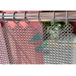 1.2x10mm Stainless Steel Metal Ring Mesh Drapery For Decoration for sale
