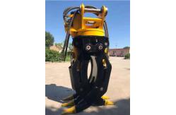 China 360 Dregree Roating Hydraulic Excavator Wood Grapple Attachment 800kg Excavator Grapples supplier