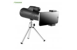 China FMC Green 10x42 Waterproof Monocular Telescope With Tripod Clip Large Eyepiece BAK4 Prism supplier