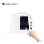 Medical Touch Screen 12 Channels Portable ECG Monitor With Builtin Printer