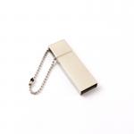 Silver Matt Body Metal USB Pen Drive 2.0 64GB 128GB 20MB/S Custom Laser Logo for sale