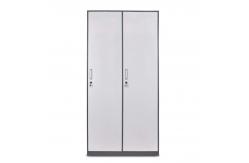 China two line two doors school hospital steel powder coating gym locker wardrobe supplier